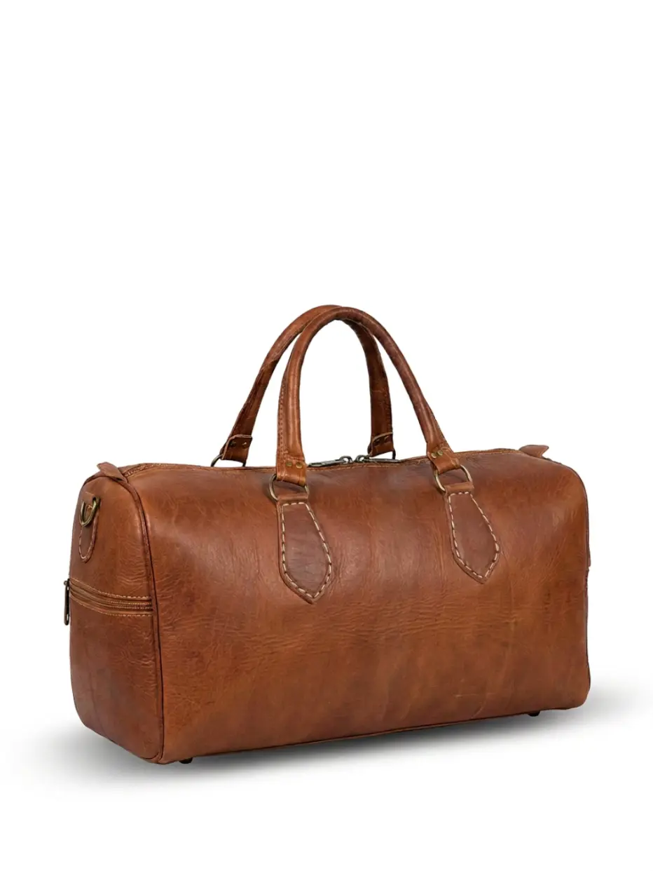 The Nomad Minimalist Leather Duffel