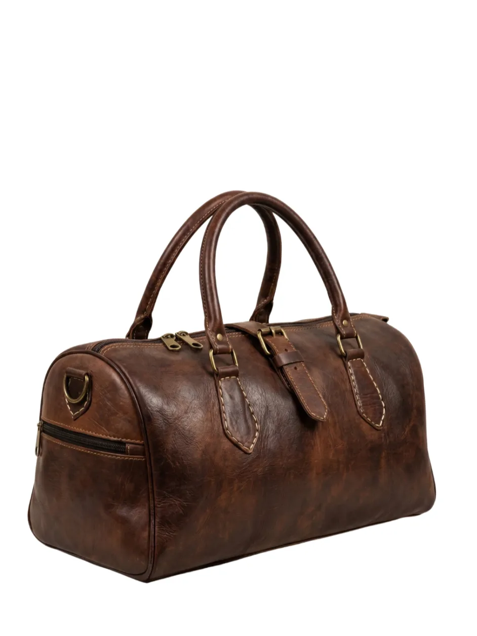 The Hudson Buckled Weekender Duffel