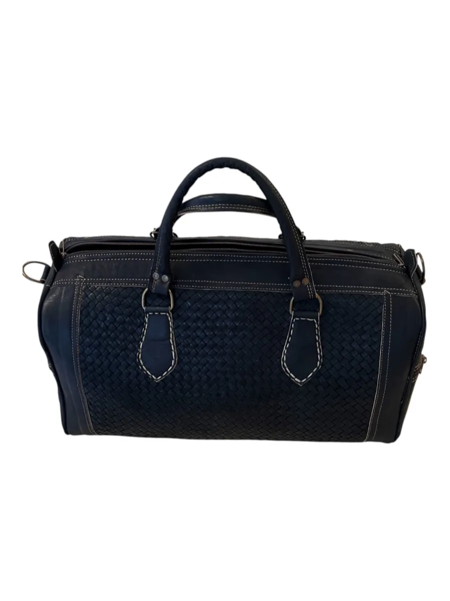 Woven Goatskin Weekender